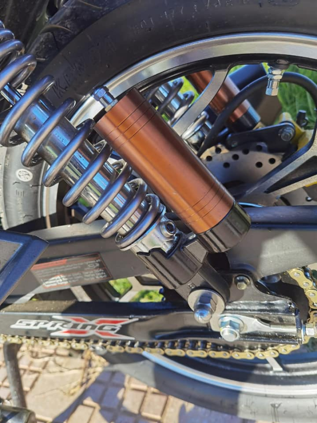 Becane Spring X vua ra mat dang nhu Winner 150 kem phuoc nhun Upside down kich doc - 7