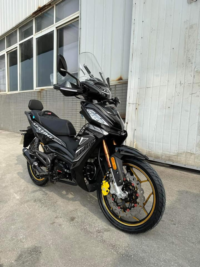 Becane Spring X vua ra mat dang nhu Winner 150 kem phuoc nhun Upside down kich doc - 9