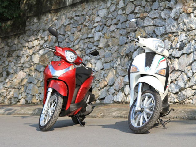 Mua xe ga tam gia 60 trieu cac Nang nen chon Honda SH Mode hay Piaggio Liberty - 7