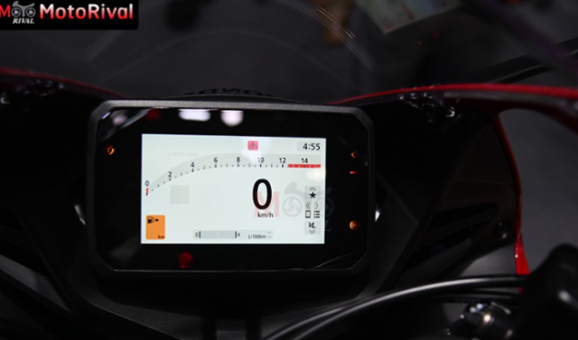 Triumph Daytona 660 VS Honda CBR650 tren ban can thong so - 12