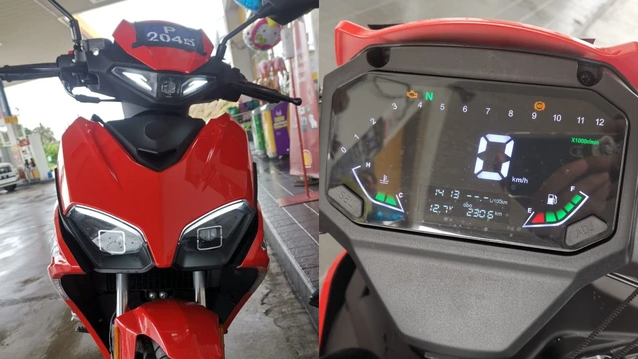 WMoto F155 mau xe doc la Malaysia manh nhu Exciter nhieu cong nghe nhu Winner - 3