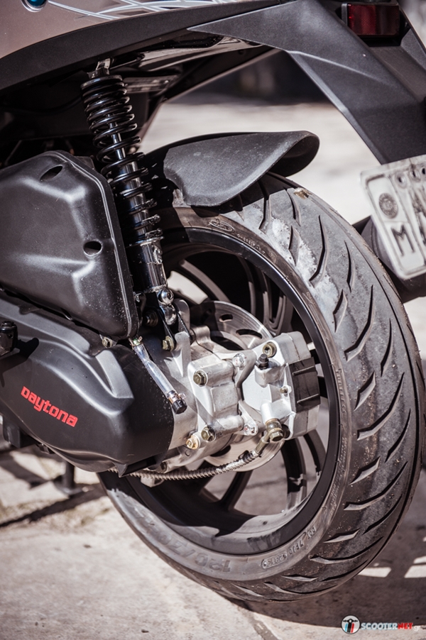 Can canh Daytona Trevis 125 den tu Y so huu dan chan hai dia dang mo uoc - 8