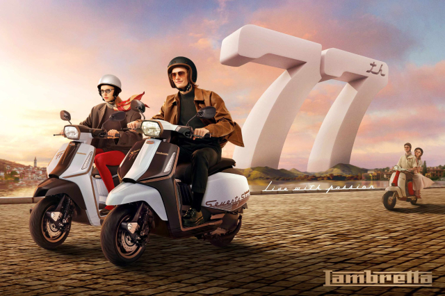 Lambretta X300 77th trinh lang cong chung de ki niem 77 nam hang xe xuat hien - 3