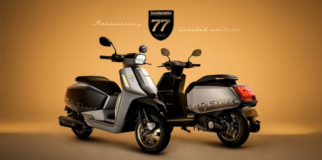 Lambretta X300 77th trinh lang cong chung de ki niem 77 nam hang xe xuat hien - 9