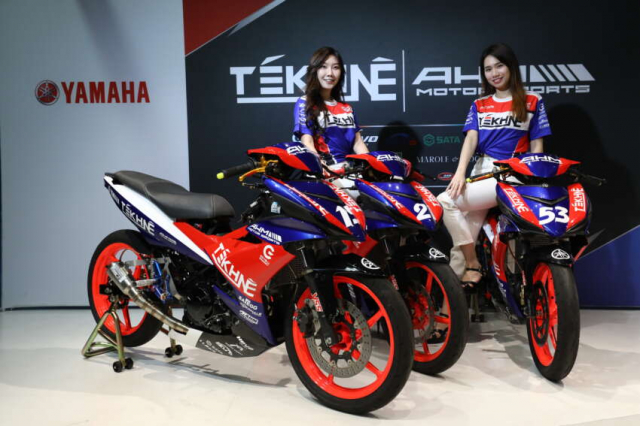 Yamaha ra mat doi dua Exciter 150 moi va gioi thieu thuong hieu do choi Tekhne Racing - 8