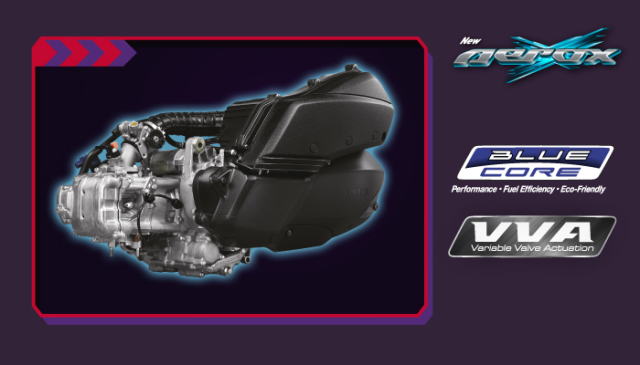 Aerox 2024 lo dien do hoa moi duoc Yamaha trau chuot den tung goc canh - 11