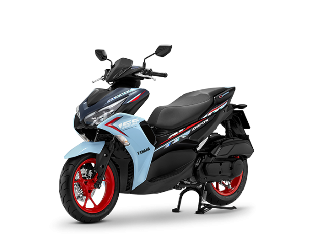 Aerox 2024 lo dien do hoa moi duoc Yamaha trau chuot den tung goc canh - 24