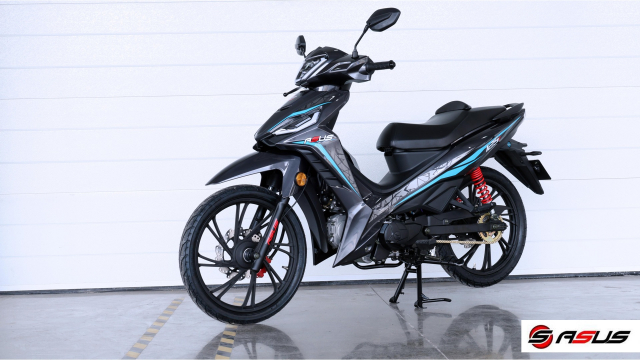Asus 125 khuay dao thi truong xe so bang thiet ke dau Winner duoi Exciter - 3