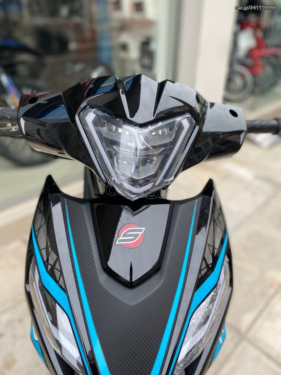 Asus 125 khuay dao thi truong xe so bang thiet ke dau Winner duoi Exciter - 5