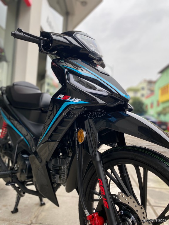 Asus 125 khuay dao thi truong xe so bang thiet ke dau Winner duoi Exciter - 4
