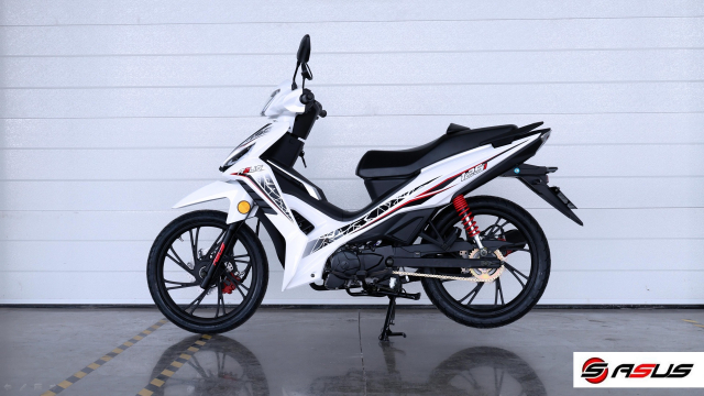 Asus 125 khuay dao thi truong xe so bang thiet ke dau Winner duoi Exciter - 11