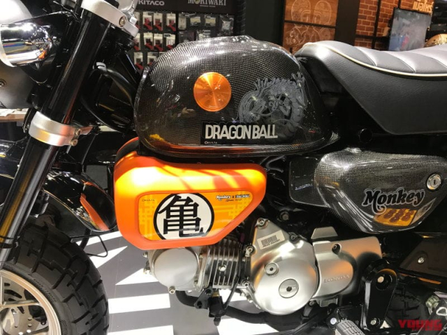 Honda Monkey ra mat phien ban Dragon Ball nham tri an tac gia Akira Toriyama - 4