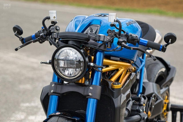 Mot chiec Ducati Monster 821 do cua Jerem Motorcycles vua ra lo - 6
