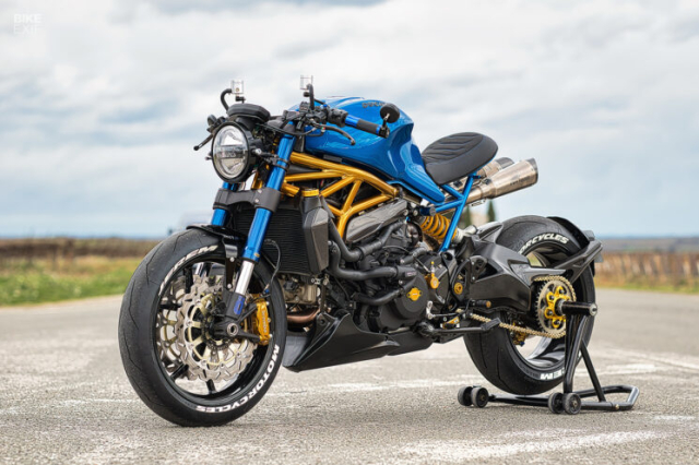 Mot chiec Ducati Monster 821 do cua Jerem Motorcycles vua ra lo - 3