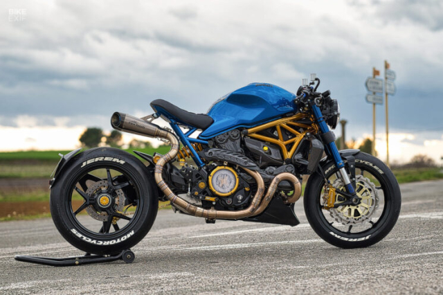 Mot chiec Ducati Monster 821 do cua Jerem Motorcycles vua ra lo - 5