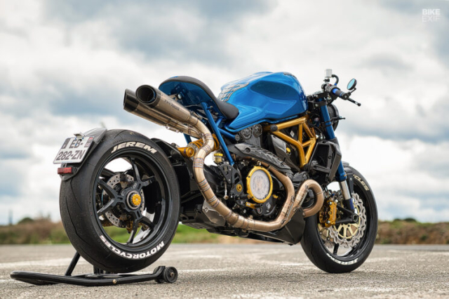 Mot chiec Ducati Monster 821 do cua Jerem Motorcycles vua ra lo - 9