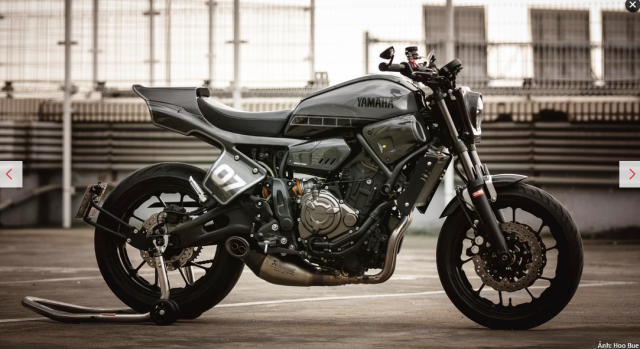 Bo chuyen doi Yamaha XSR 700 Carbon Tracker den tu HooBue o Dai Loan - 3