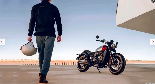 CFMoto 450 CLC Bobber 2024 ra mat di kem voi bien the moi trang bi yen solo - 3