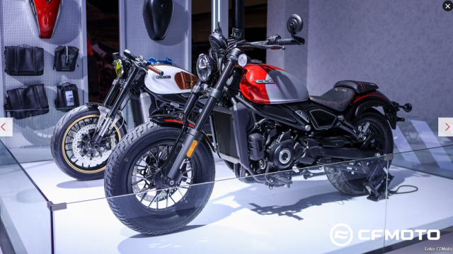CFMoto 450 CLC Bobber 2024 ra mat di kem voi bien the moi trang bi yen solo - 13