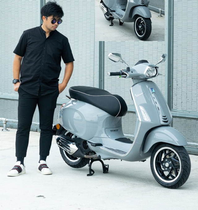 Vespa Sprint 125 iGet ABS 2024 vua ra mat tai Thai Lan - 4