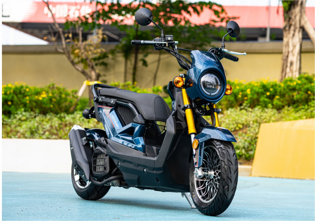 Xe tay ga HS150TB xuat hien phuoc giua Monoshock giong het nhu xe con tay - 3