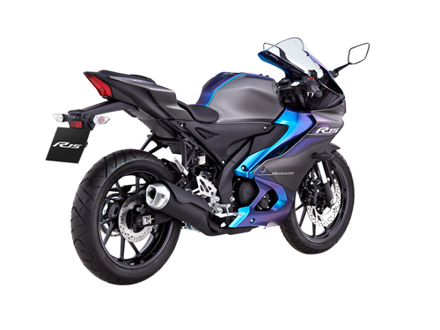 Yamaha R15 2025 ra mat mau moi Indigo Gray dat hon truoc day - 7