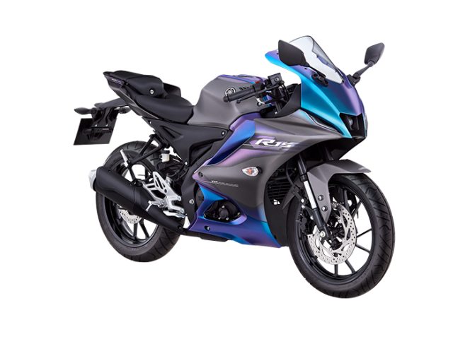 Yamaha R15 2025 ra mat mau moi Indigo Gray dat hon truoc day - 8
