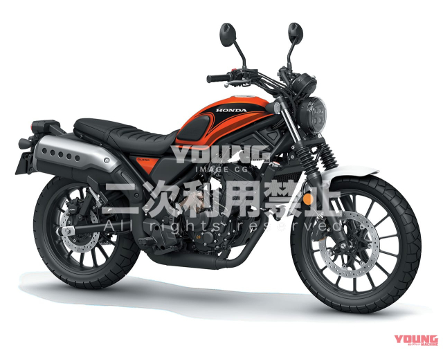 Honda co the se trang bi ly hop dien tu EClutch len mau Rebel 250CL250 - 5