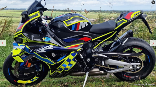 Canh sat o day duoc trang bi BMW M1000RR de khuyen khich nguoi dan lai xe dung toc do - 3