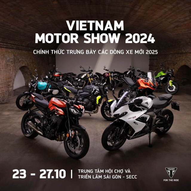 Triumph Motorcycles Viet Nam se mang nhung mau xe 2025 den su kien VMS 2024 - 4