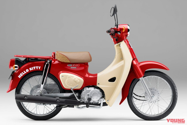 Honda chieu fan khi ra mat bo doi Super Cub phien ban dac biet ky niem 50 nam Hello Kitty - 9