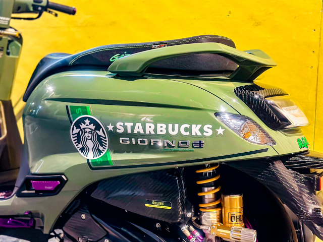 Honda Giorno do sang trong lich lam theo chu de STARBUCKS dang duoc quan tam - 7