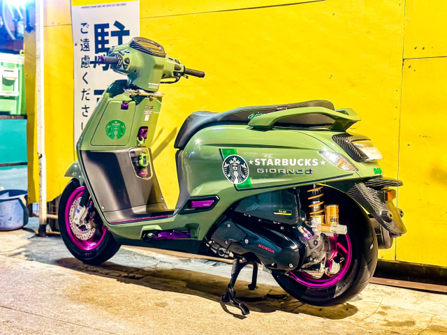 Honda Giorno do sang trong lich lam theo chu de STARBUCKS dang duoc quan tam - 9