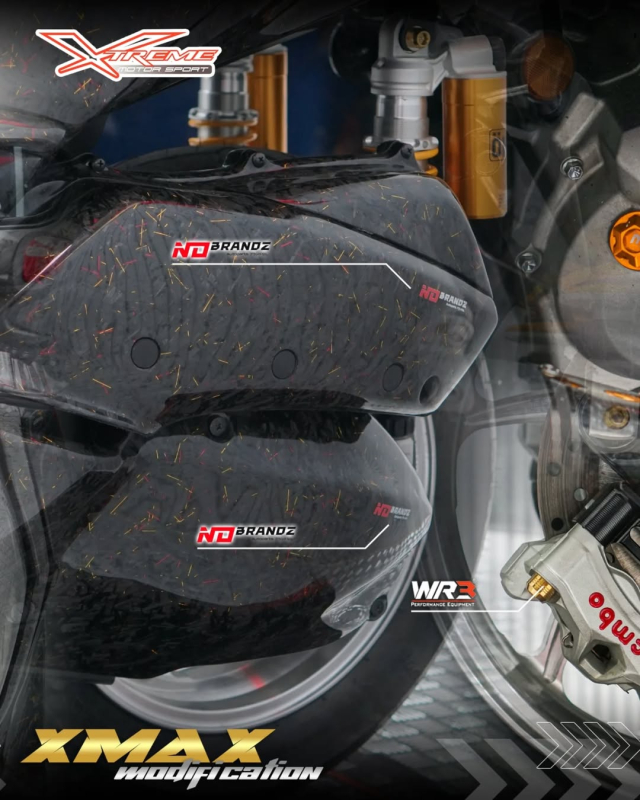 Choang ngop voi XMAX 300 do full carbon nghe la tai nhung la co that - 7