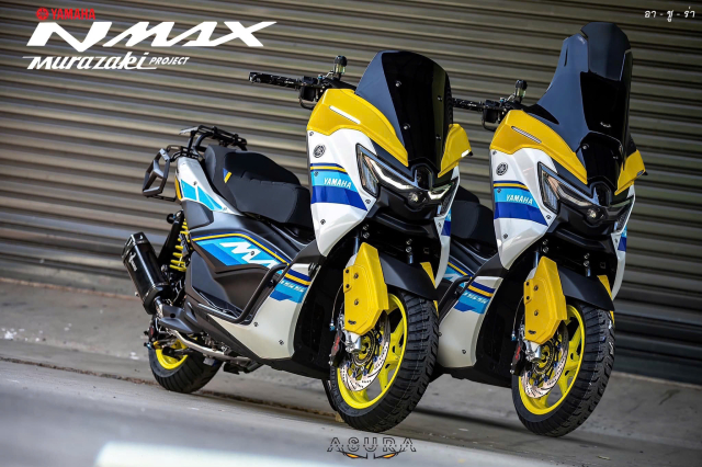 Yamaha NMax 155 2025 vua ra mat da duoc lot xac voi phong cach Murazaki cuc dep - 12