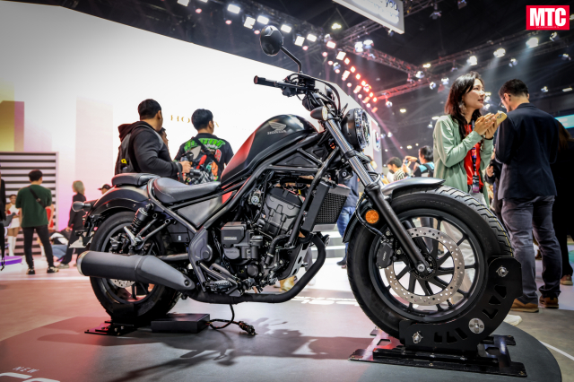 Honda Rebel300 EClutch ra mat lam xao tron phan khuc Cruiser nhap mon