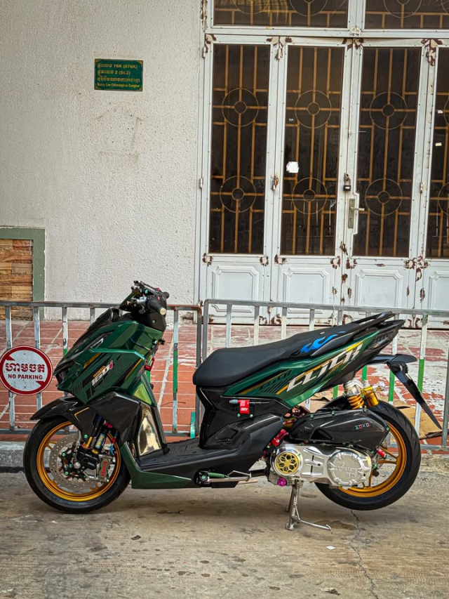 Honda Vario 160 cua biker Thai Lan do co nay AE thay sao - 3