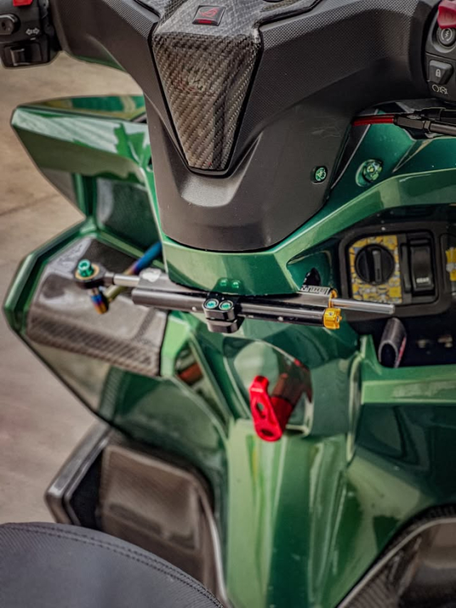 Honda Vario 160 cua biker Thai Lan do co nay AE thay sao - 8