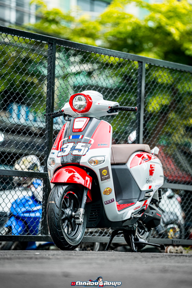 Gay Sot voi Honda Giorno do HRC Chiec Xe Tay Ga Mini Nhung Do Chat Max - 27