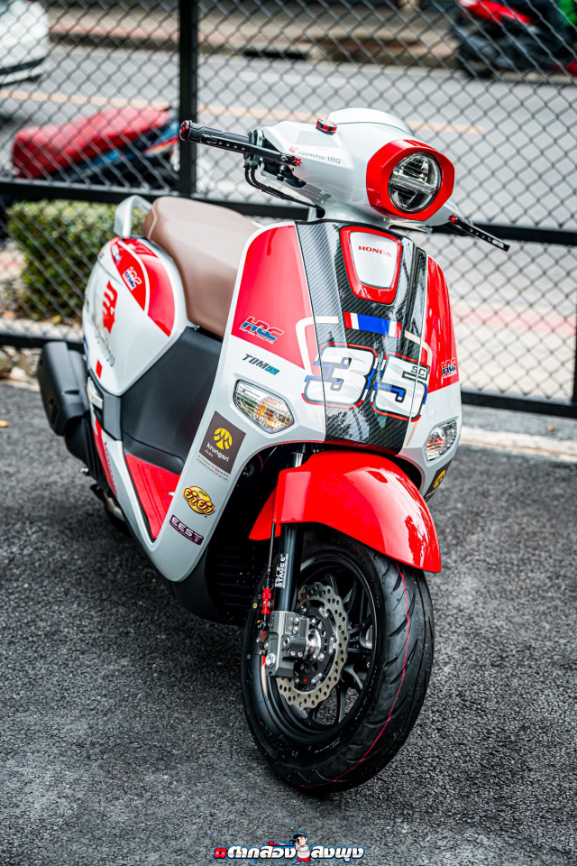 Gay Sot voi Honda Giorno do HRC Chiec Xe Tay Ga Mini Nhung Do Chat Max - 29