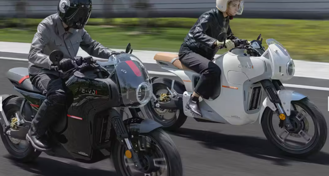 Honda EVO Tan binh xe dien dam chat cafe racer cua Honda da xuat hien - 5