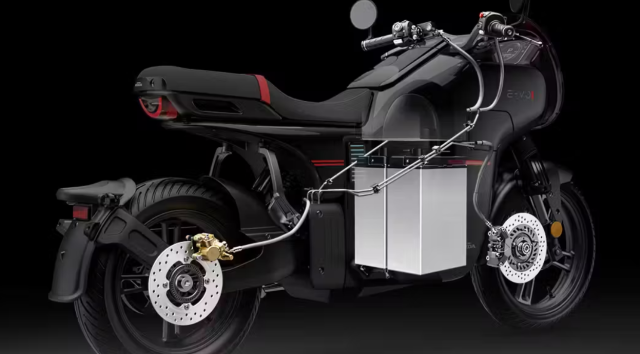 Honda EVO Tan binh xe dien dam chat cafe racer cua Honda da xuat hien - 7