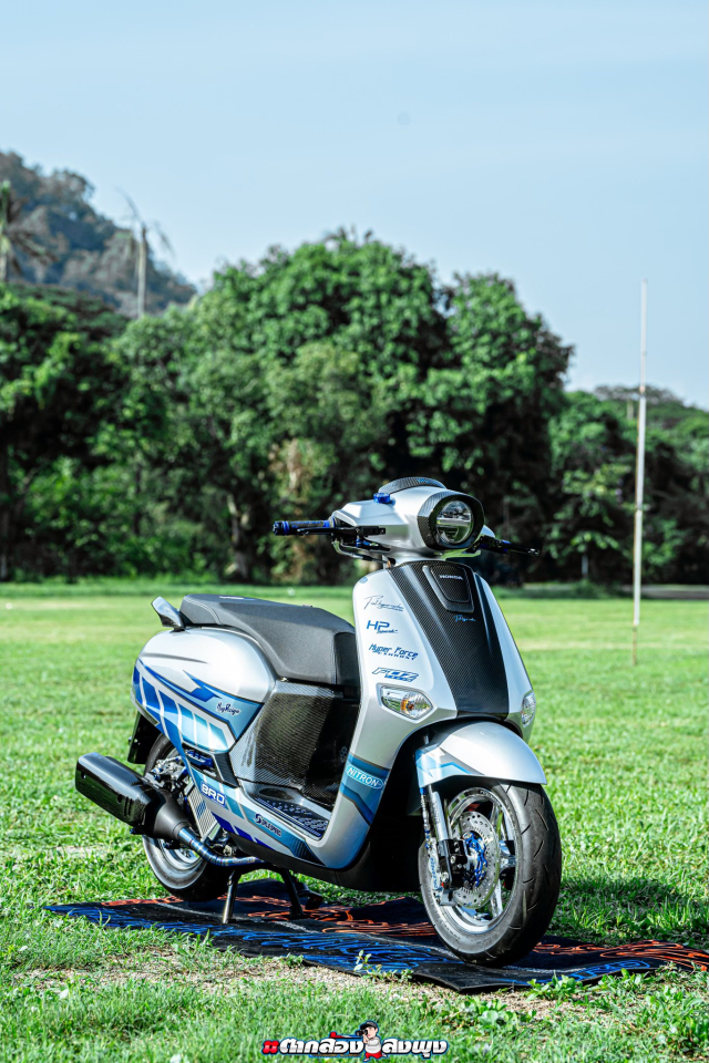 Honda Giorno choi lon voi phong cach Gao Bac - 3