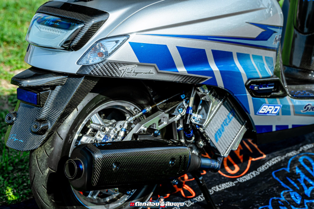 Honda Giorno choi lon voi phong cach Gao Bac - 13