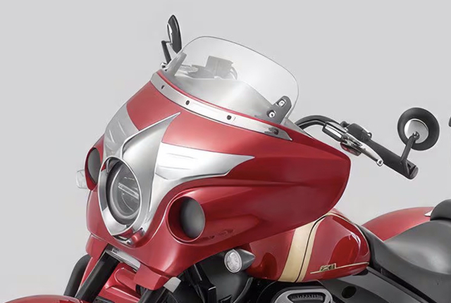 Tan binh Touring chau A SRV400 Tourer vua ra mat dem lai noi lo au cho Honda Rebel 500 - 3