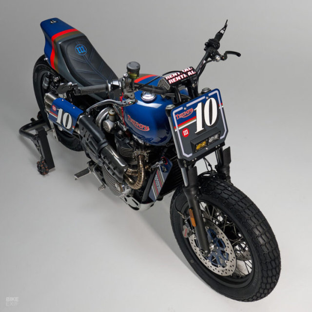 Triumph Bonneville T120 Street Tracker cua Mandrill Garage Khi ke lich lam hoa thanh quai thu - 5