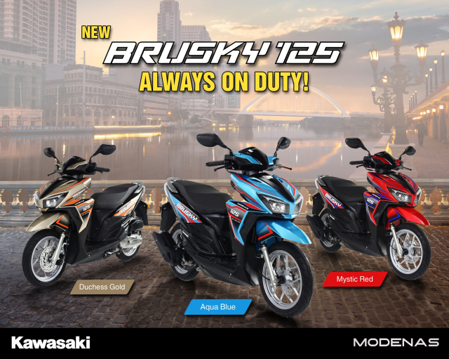 Brusky 125 mau xe ga hoan toan moi cua Kawasaki vua ra mat voi gia ban khoang 315 trieu Dong - 3