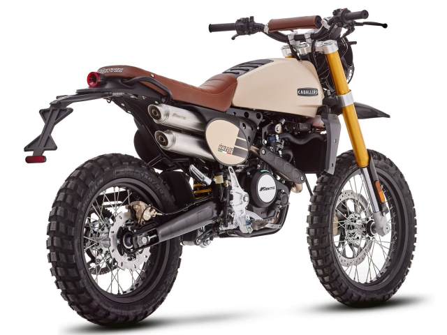 Caballero Rally 125 chiec xe Scrambler pho thong phu hop voi moi nguoi - 6