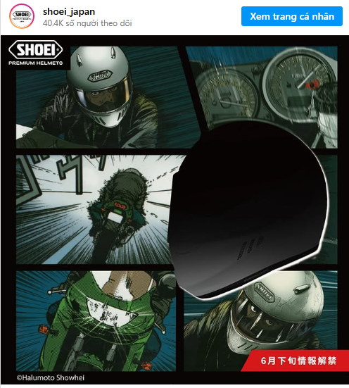 Chiec mu bao hiem Retro sap ra mat cua Shoei trong that ngau - 3
