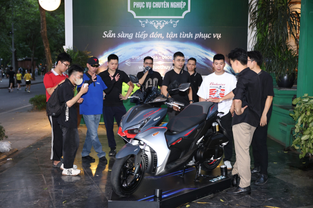 Hinh anh thuc te cua Yamaha NVX 155 V3 2025 lan dau tien xuat hien tai Viet Nam